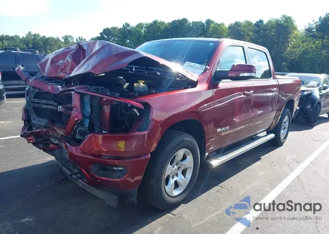 2021 Ram 1500 Big Horn 4X4 5'7 Box from USA, damaged, VIN 1C6SRFFM3MN613371